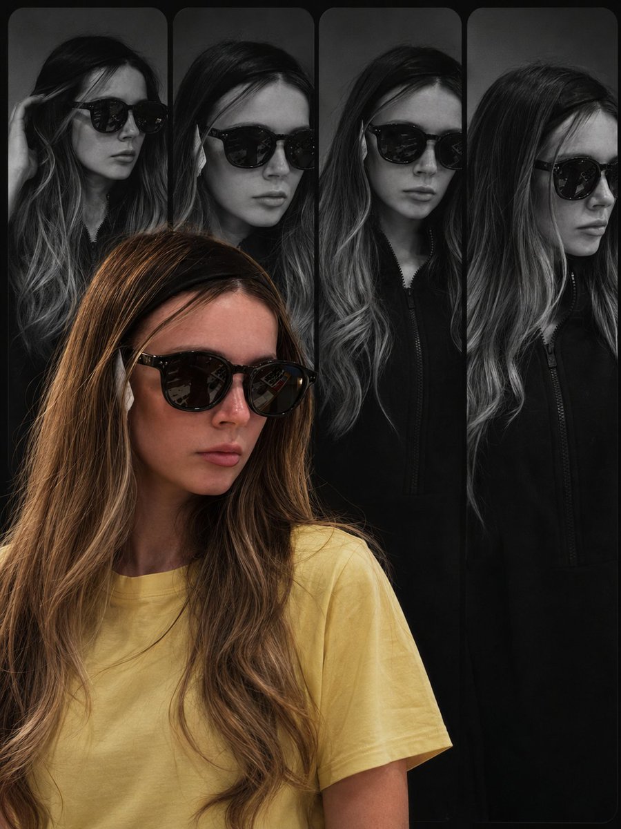 AI Prompt for Haute Couture Editorial Poster with Cinematic Silhouette