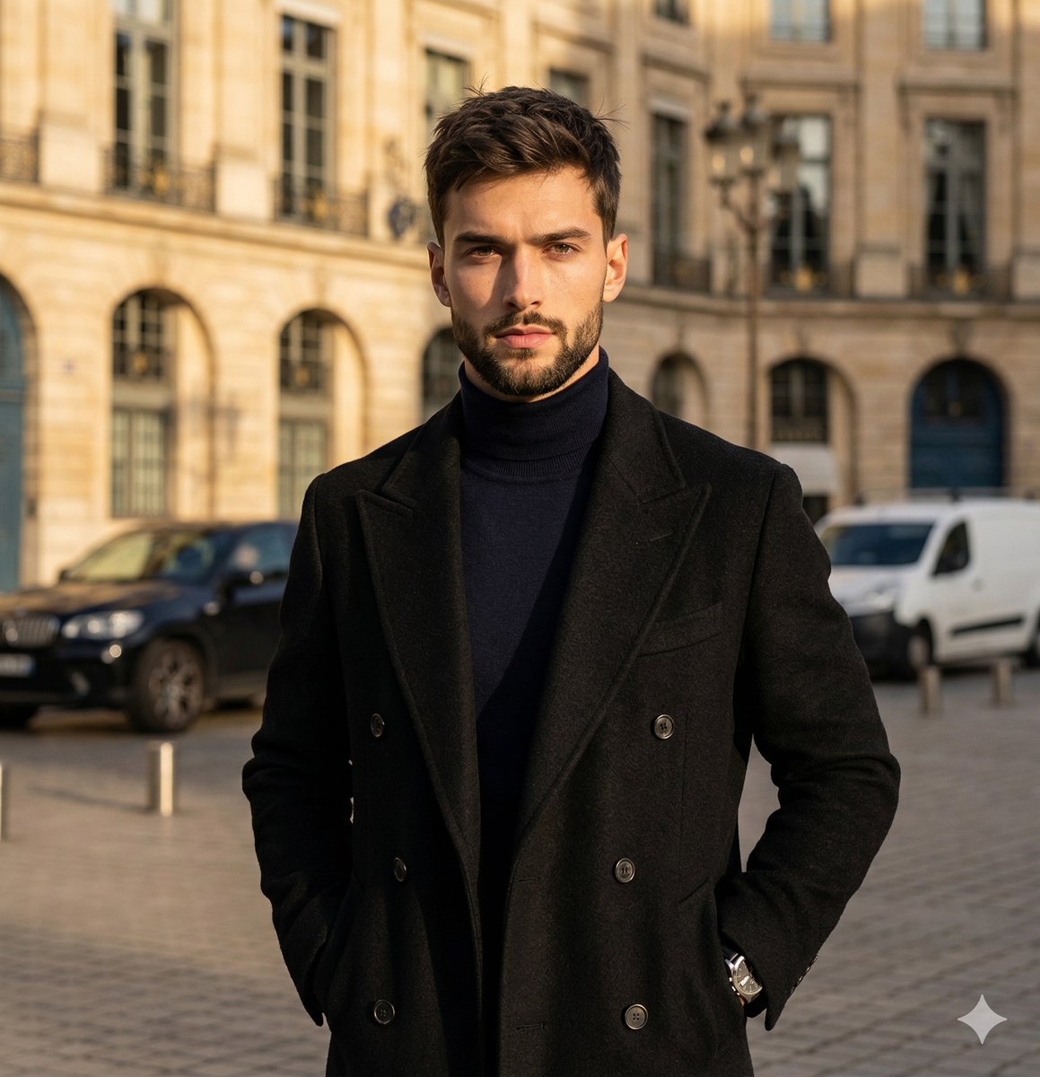 AI Prompt for High-Contrast Fashion Photography