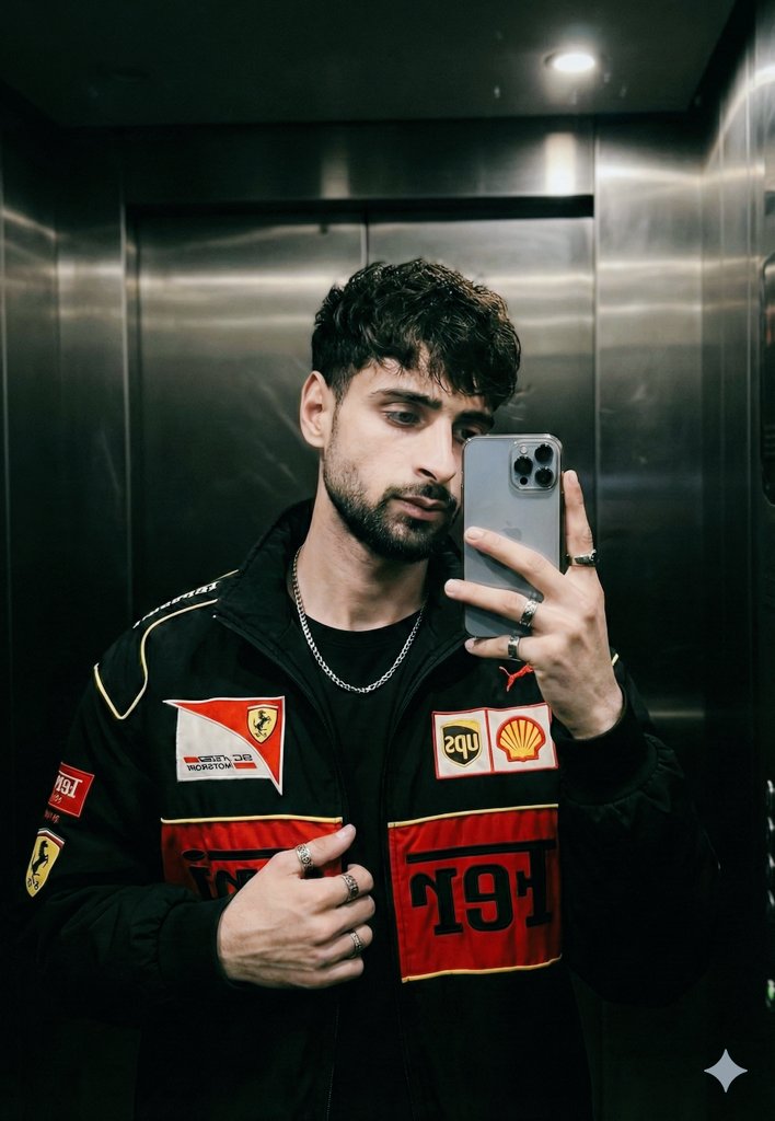 AI Prompt for High-End Cinematic Mirror Selfies in Urban Settings