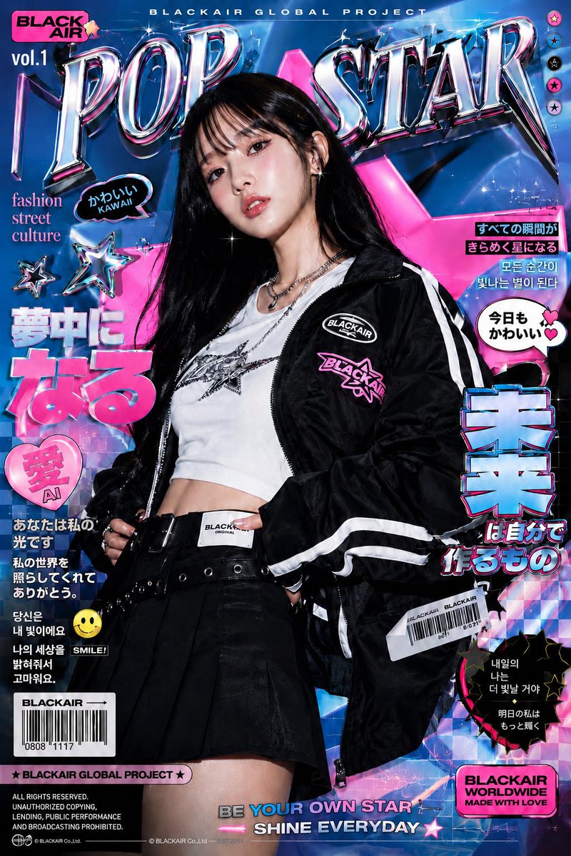AI Prompt for High-End Fashion Editorial Content with Asian Models in Retro Streetwear