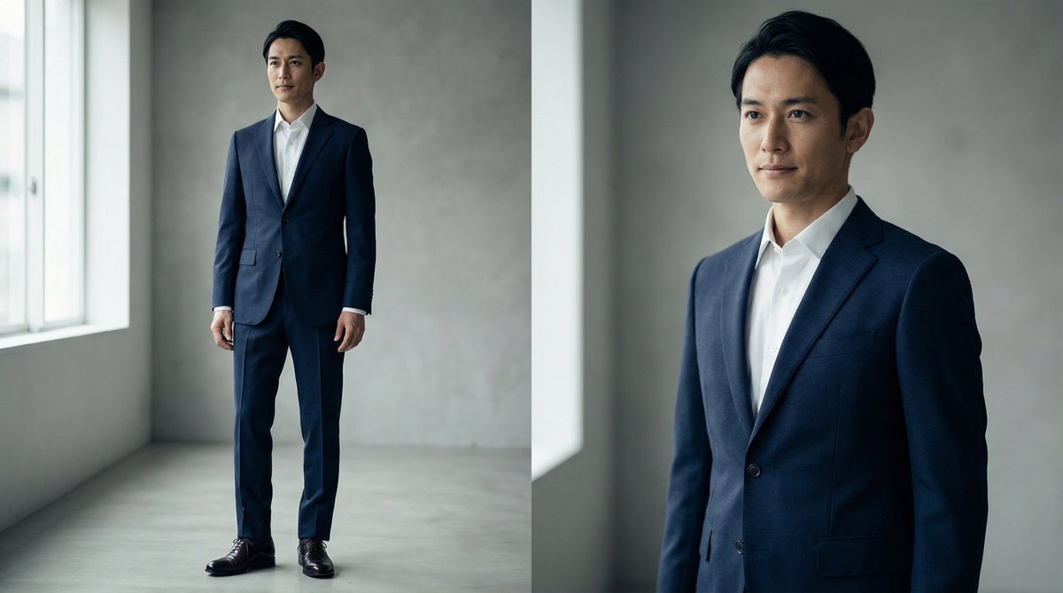 AI Prompt for High-End Fashion Editorial Photography of Japanese Male Model