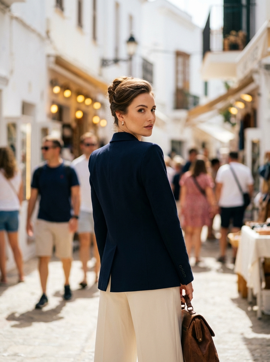 AI Prompt for High-End Fashion Editorial Street Portraits