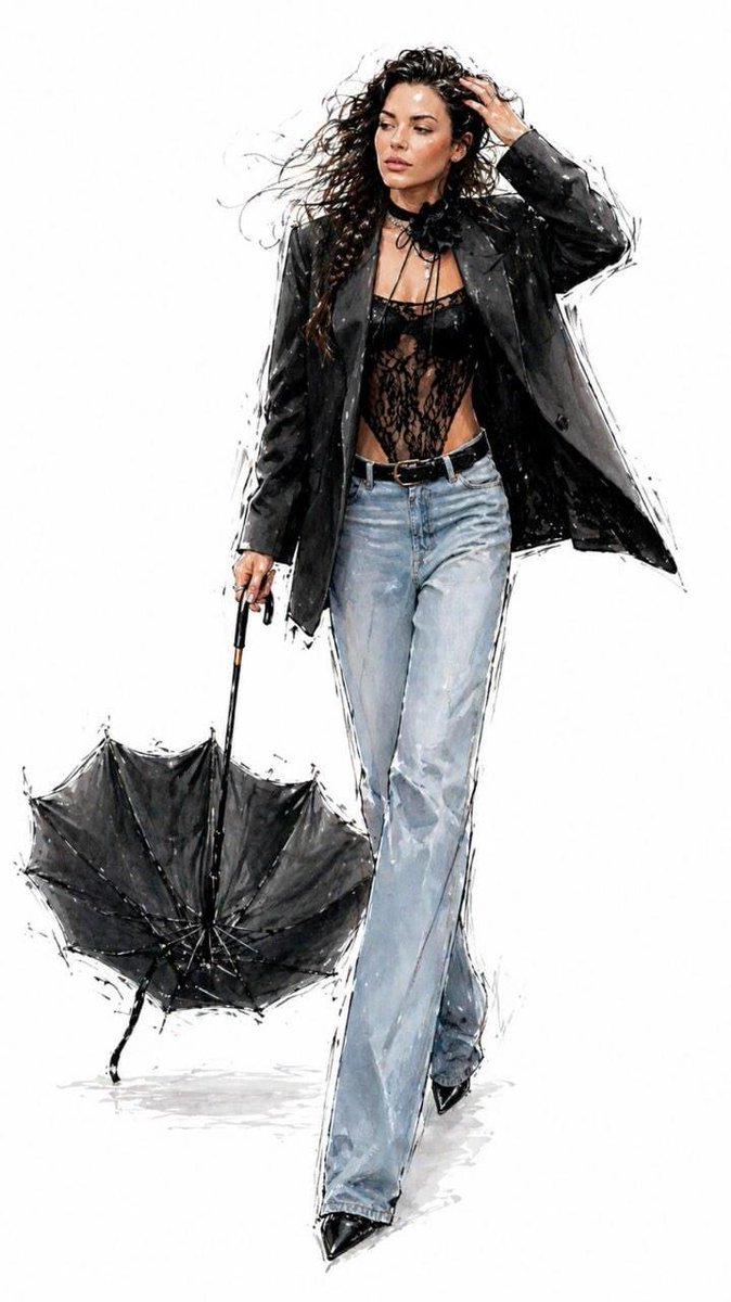 AI Prompt for High-End Fashion Illustrations with Realistic Textures