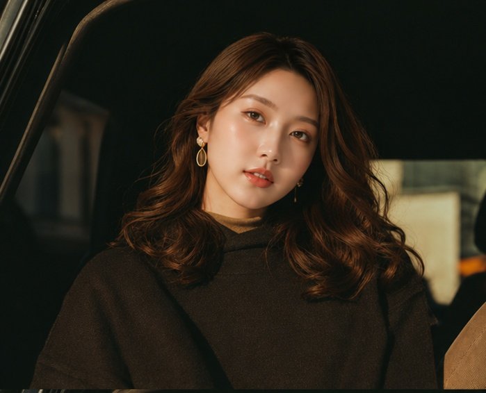 AI Prompt for High-End Fashion Magazine Style East Asian Woman Portrait