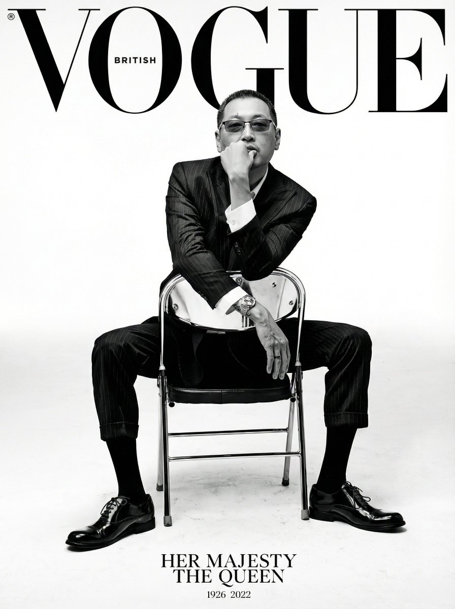 AI Prompt for High-End Fashion Portrait Photography in British Vogue Style