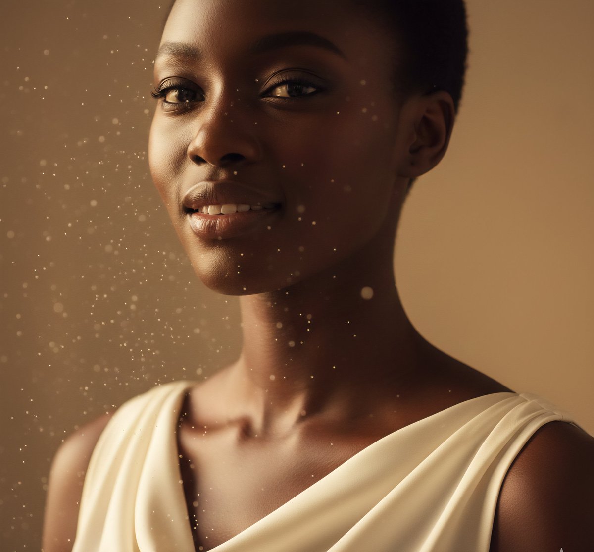 AI Prompt for High Fashion Editorial Portrait of African Woman