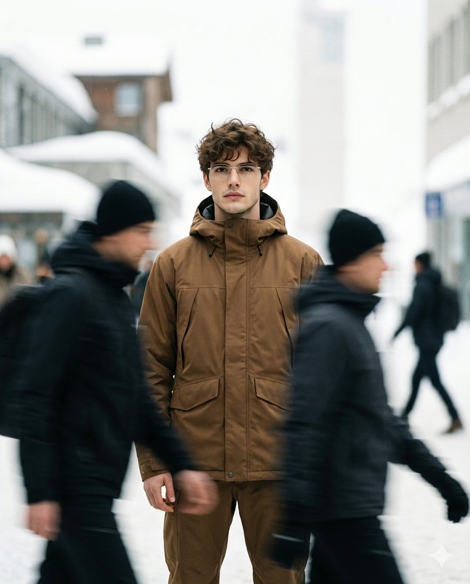 AI Prompt for High Fashion Editorial with Motion Blur Effect