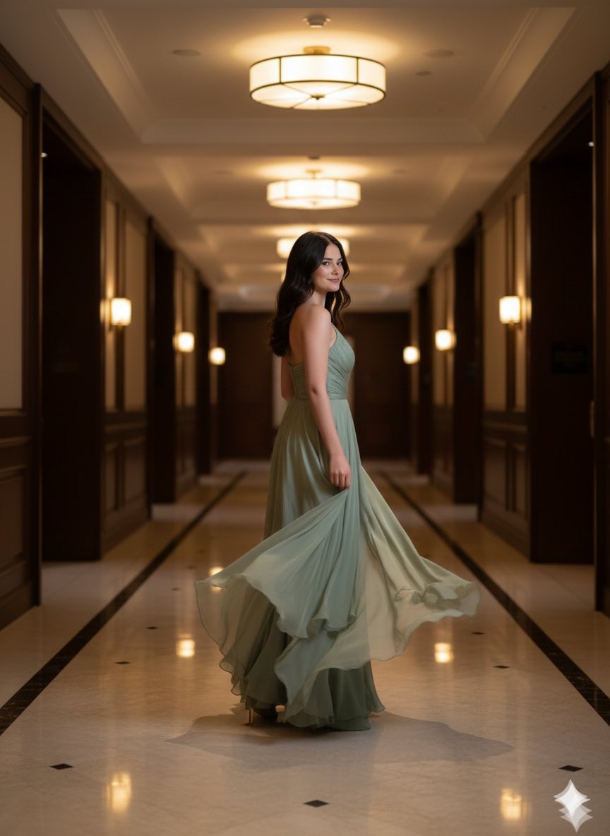 AI Prompt for High-Fashion, Motion Capture Style Image with Luxury Hotel Background