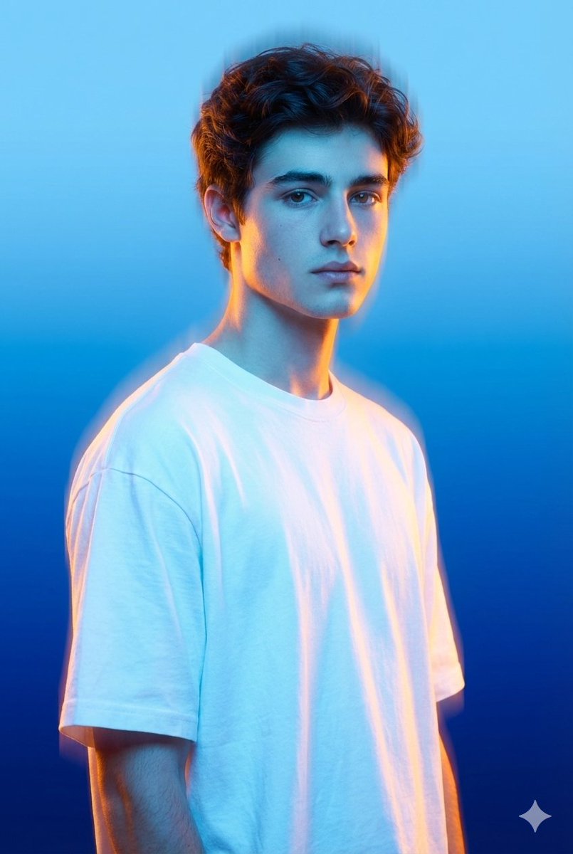 AI Prompt for High-Fashion Multi-Exposure Portraits with Cyberpunk Lighting
