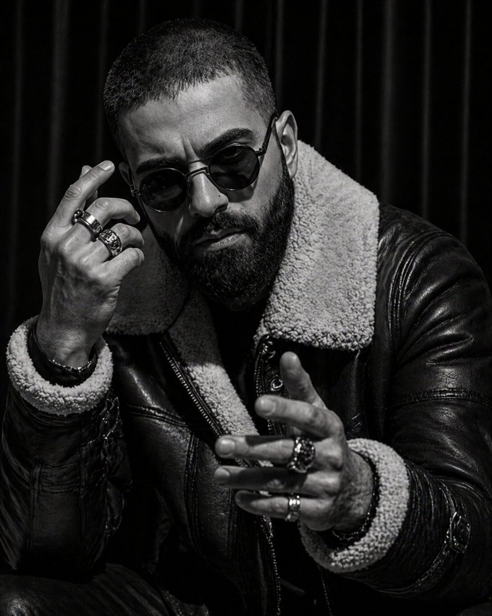 AI Prompt for High-Fashion Noir Editorial Portrait Photography