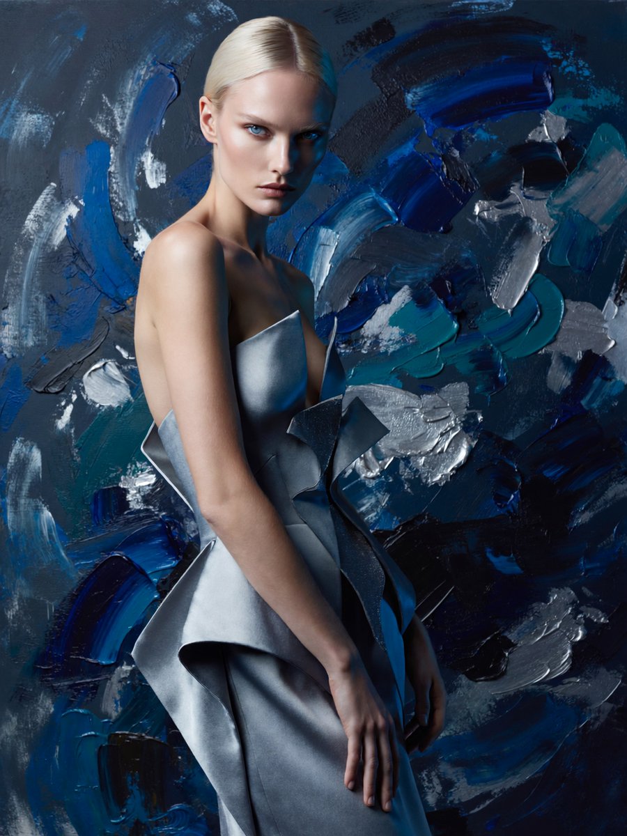 AI Prompt for High-Fashion Portraits with Moody Lighting