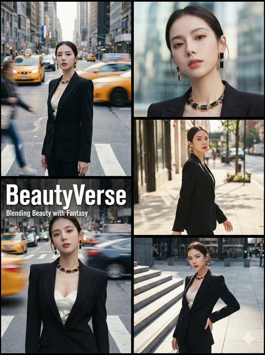 AI Prompt for High-Fashion Urban Editorial Collage