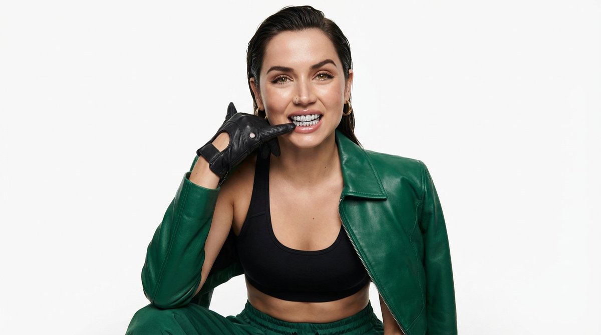 AI Prompt for High-Fashion Urban Editorial Portrait with Grillz - Luxury Streetwear Photography