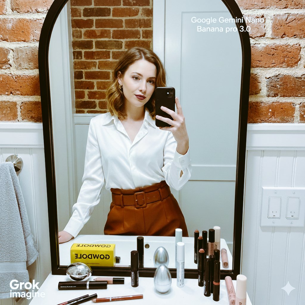 AI Prompt for High-Quality Mirror Selfies and Indoor Portraits