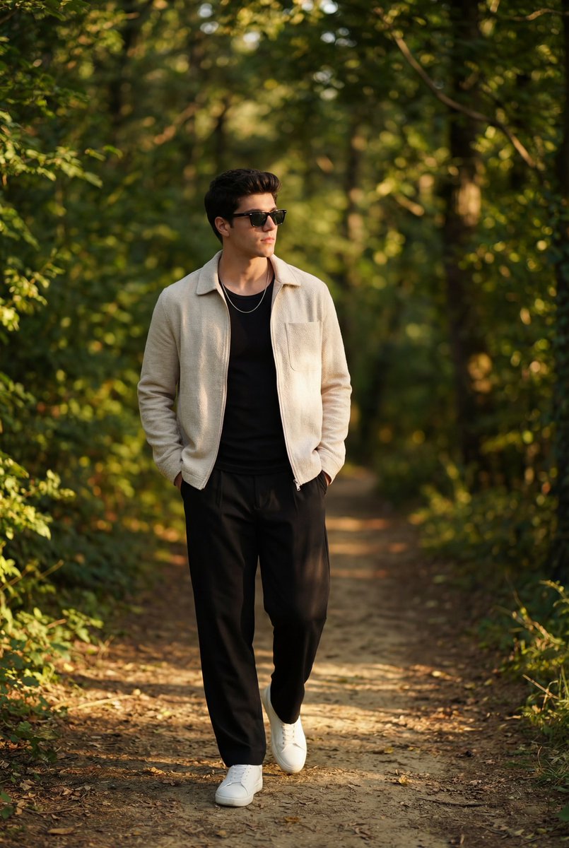 AI Prompt for High-Resolution Outdoor Portrait Photography with Golden Hour Lighting