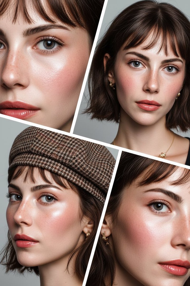 AI Prompt for Hyper-Realistic Beauty Editorial Collage with Doll-Like Aesthetic