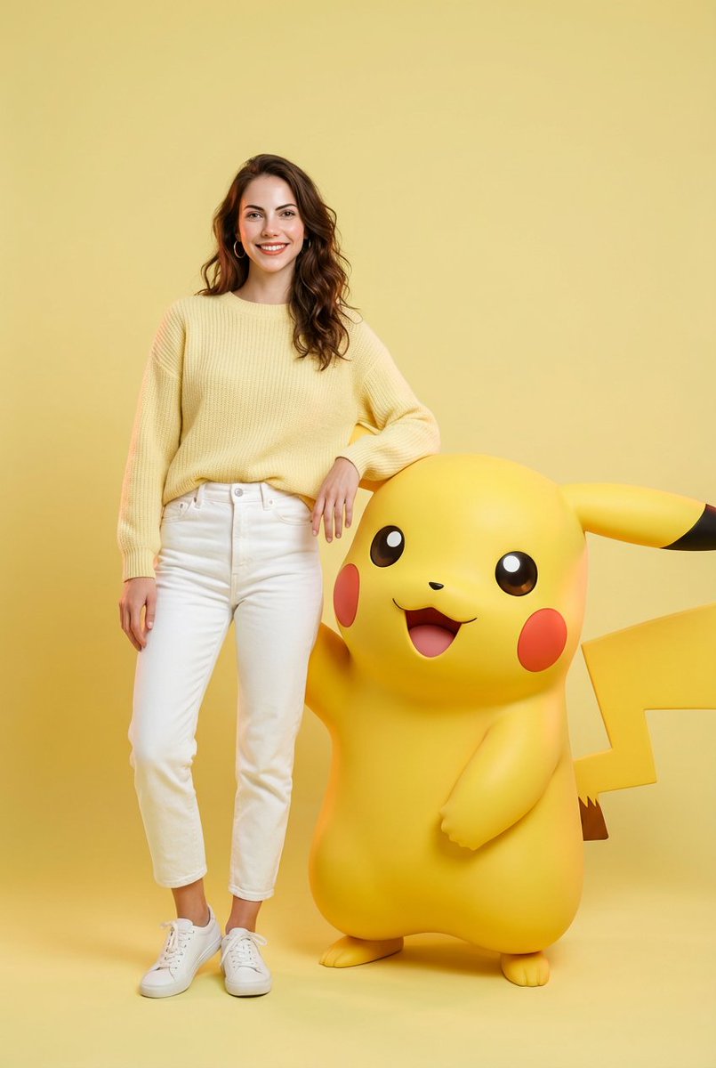 AI Prompt for Hyper-Realistic Fashion Photoshoot with Cartoon Character