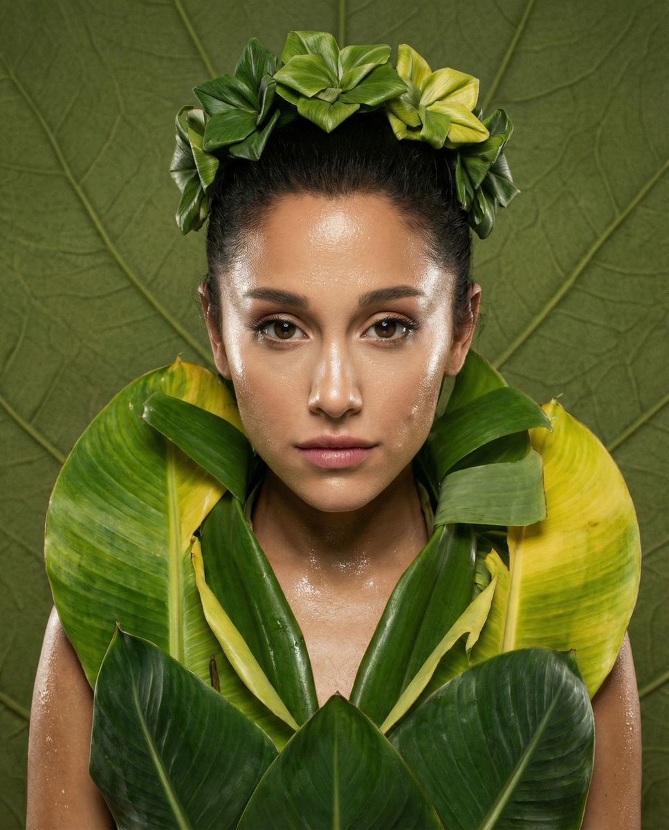 AI Prompt for Hyper-Realistic Fashion Portrait with Plant Membranes