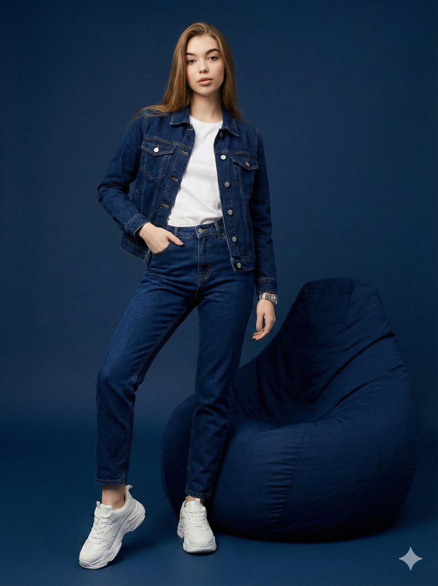 AI Prompt for Hyper-Realistic Navy Fashion Images