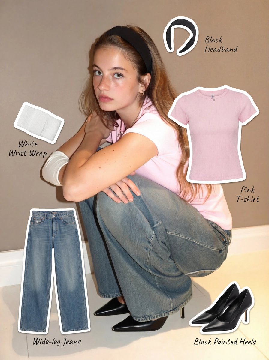 AI Prompt for Isolated Fashion Item Cut-Outs with Handwritten Labels