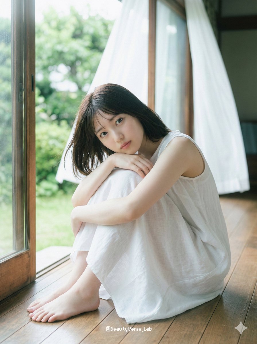 AI Prompt for Japanese Female Idol in Airy Translucent Style