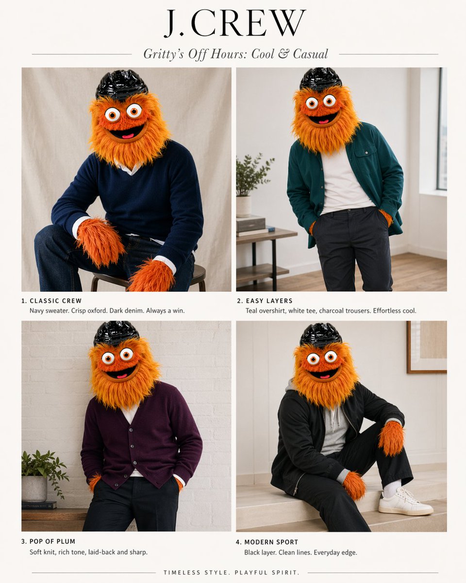 AI Prompt for J.Crew-Inspired Character Fashion Editorials