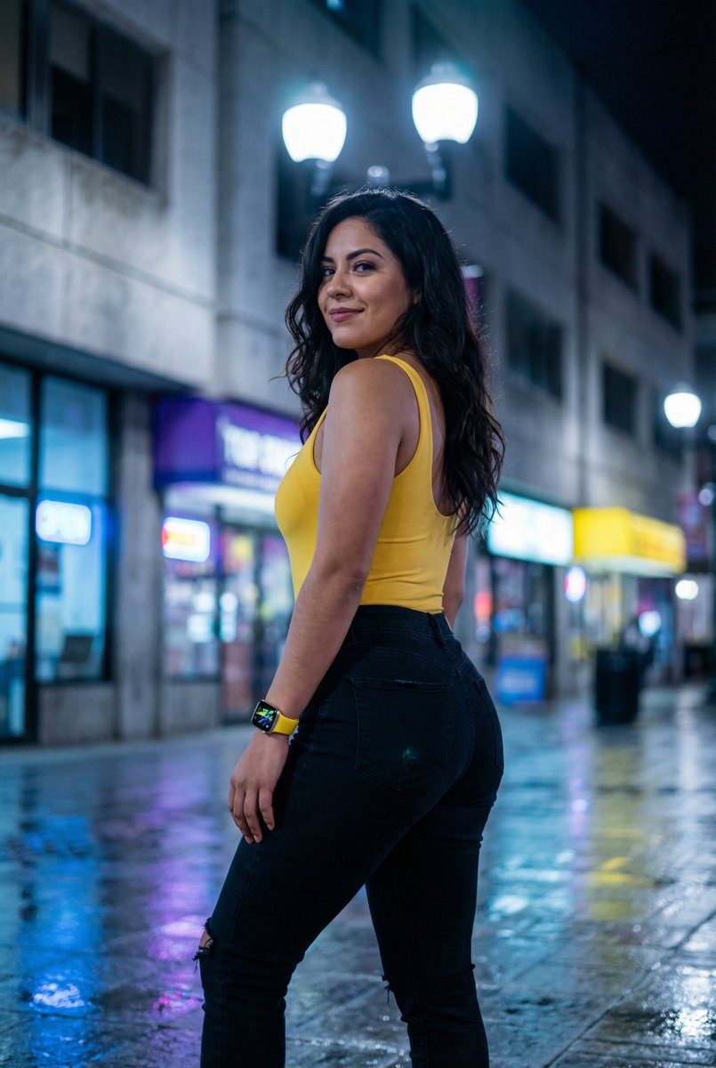 AI Prompt for Latina Fashion Model in City Street with Identity Lock