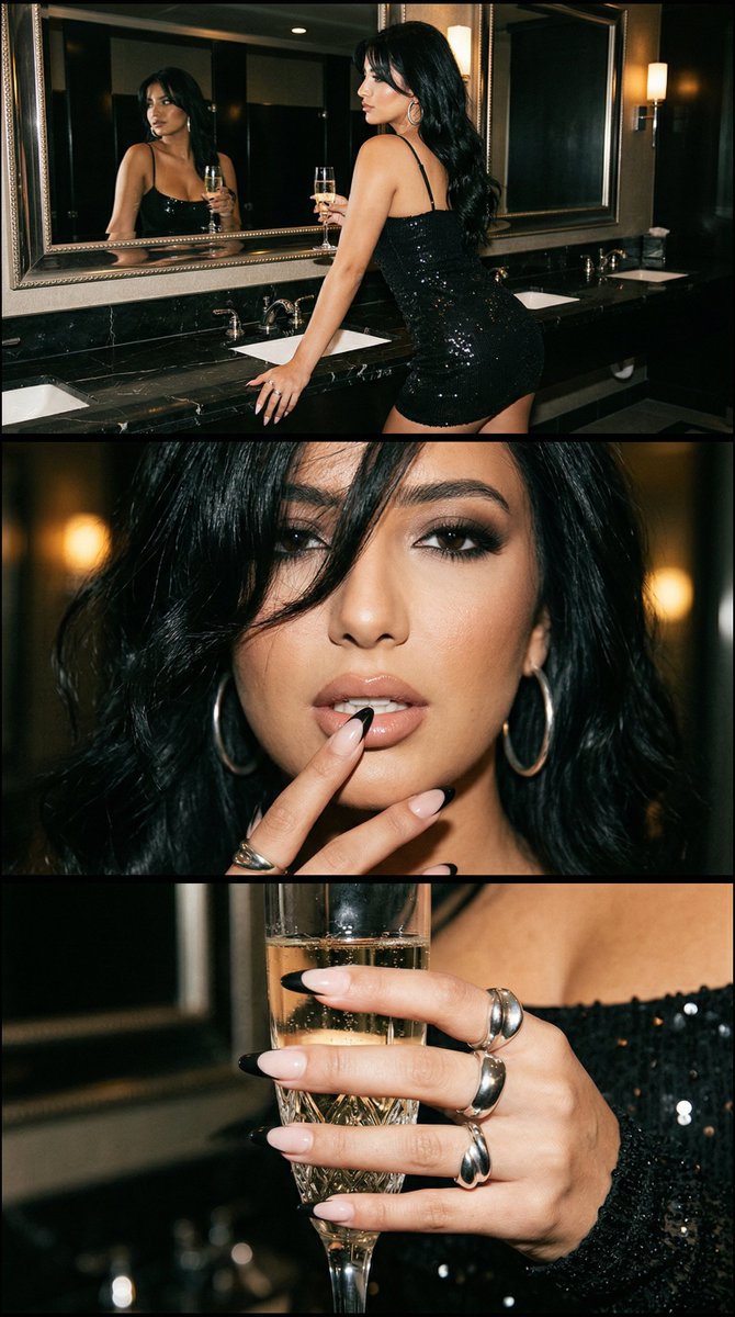 AI Prompt for Luxury Beauty Editorial Triptych