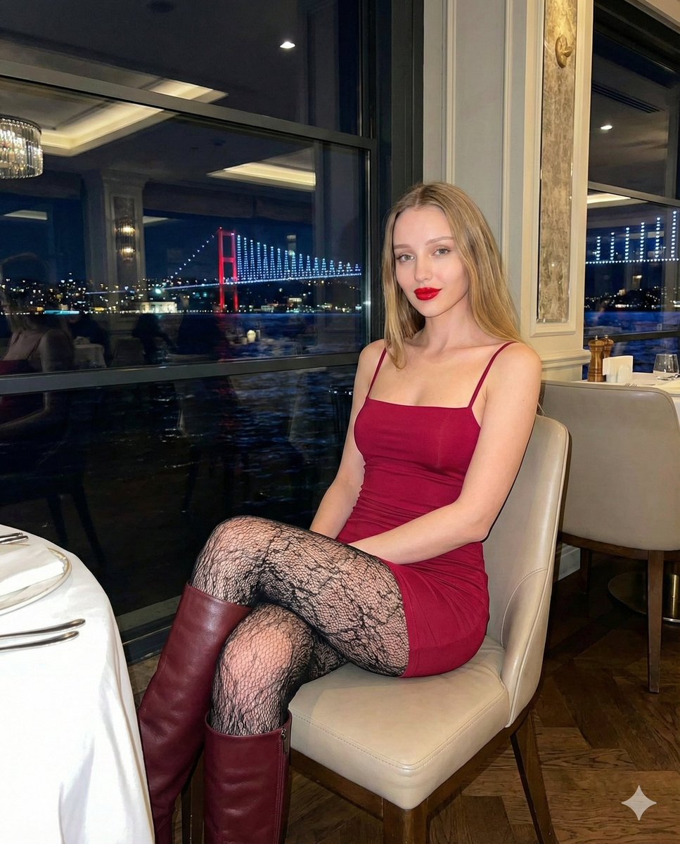 AI Prompt for Luxury Bosphorus Restaurant Scene with Identity Lock