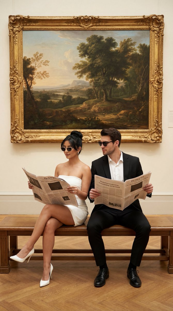 AI Prompt for Luxury Couple Editorial Photography
