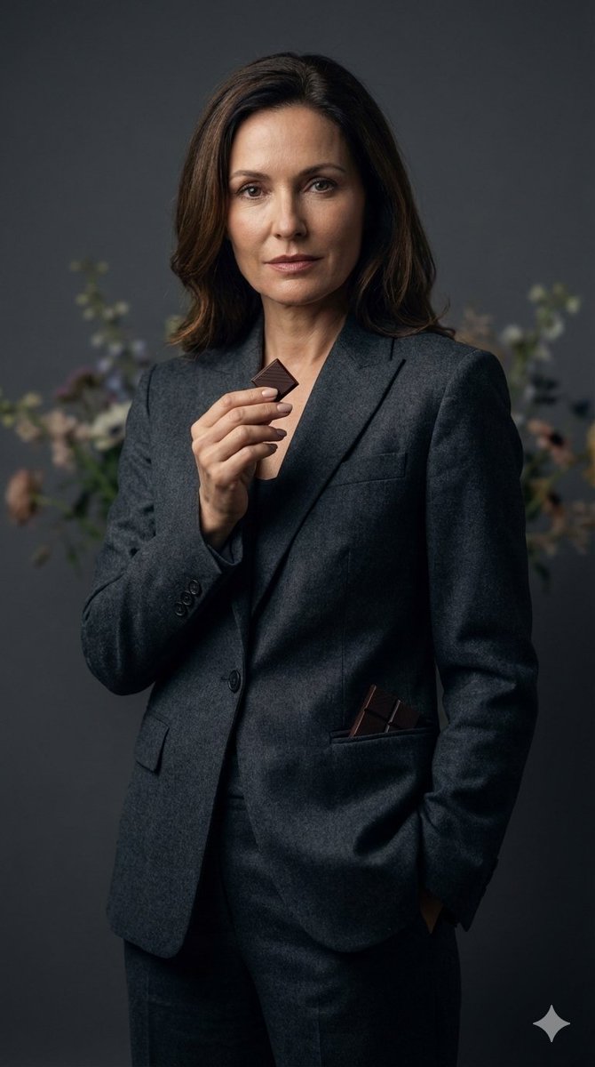 AI Prompt for Luxury Editorial Portrait of Mature Woman