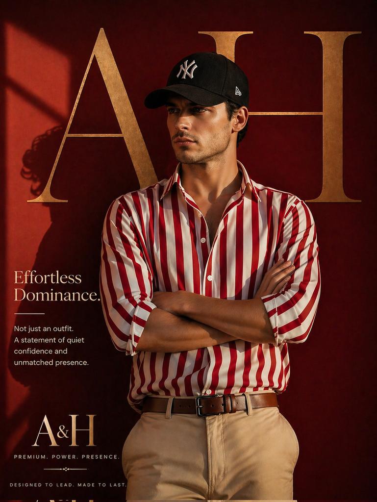 AI Prompt for Luxury Fashion Advertising onstage with Model Typography and Brand Layout
