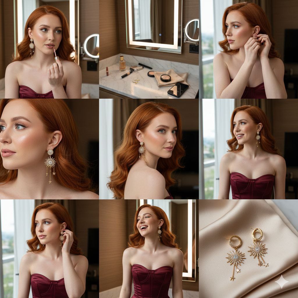AI Prompt for Luxury Fashion Collage