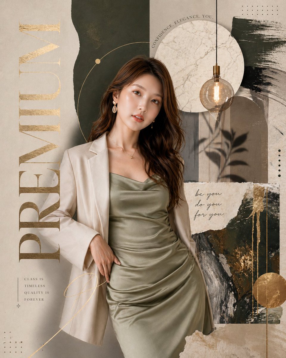 AI Prompt for Luxury Fashion Editorial Magazine Poster