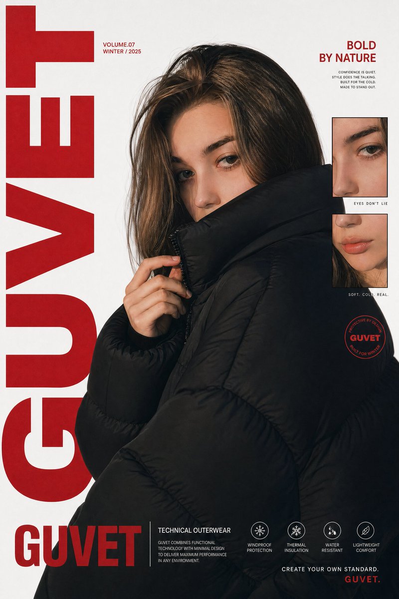 AI Prompt for Luxury Fashion Editorial Poster Design
