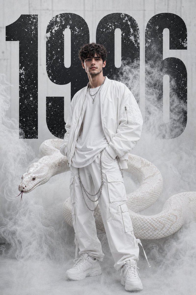 AI Prompt for Luxury Fashion Editorial with Python Model and Albino Snake