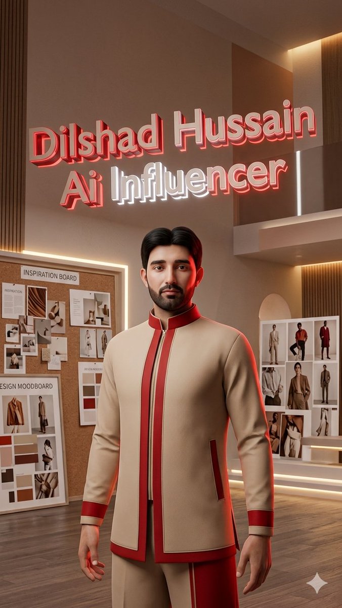 AI Prompt for Luxury Fashion Influencer in Modern Studio with Cinematic Lighting