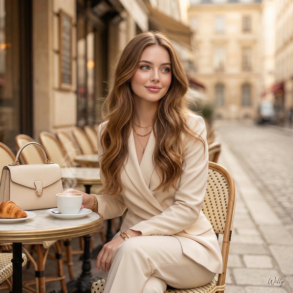 AI Prompt for Luxury Fashion Photography at Golden Hour