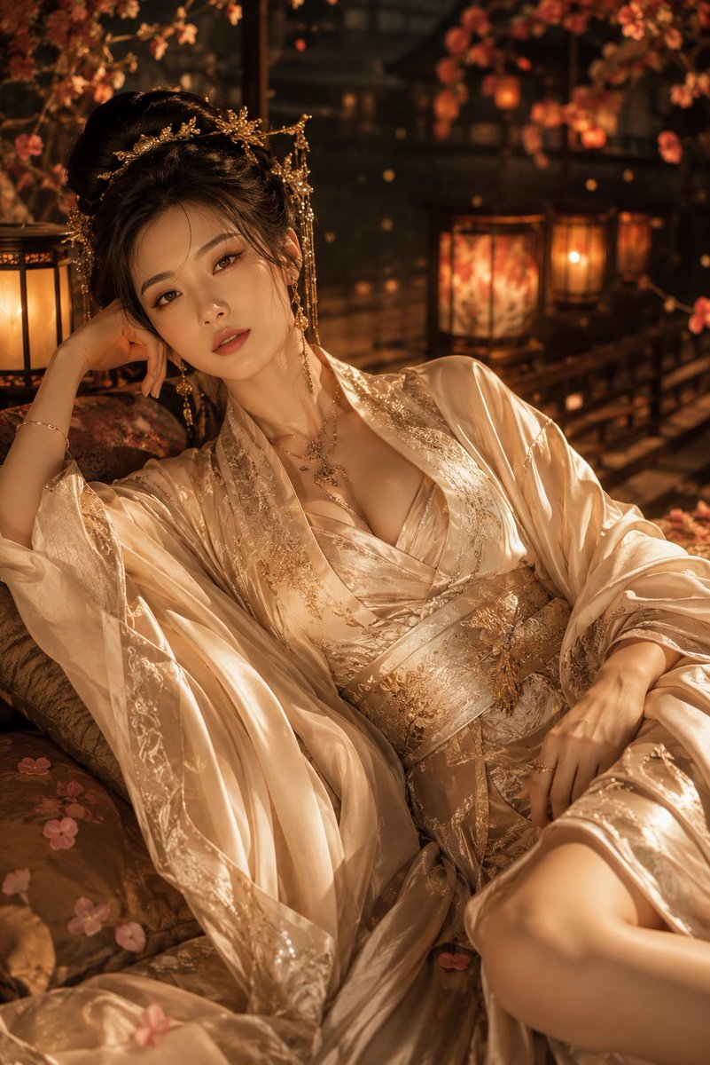 AI Prompt for Luxury Hanfu Fashion Portrait Photography