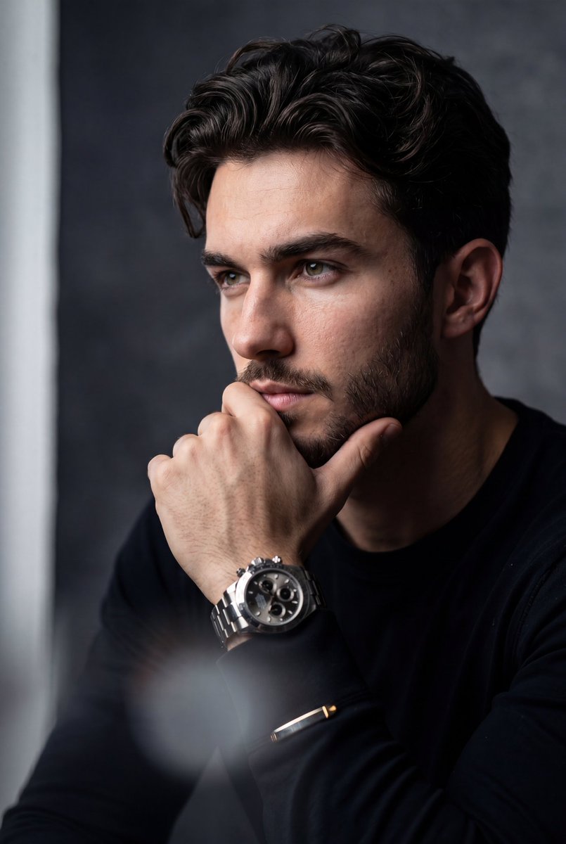 AI Prompt for Luxury Portrait with Cinematic Lighting