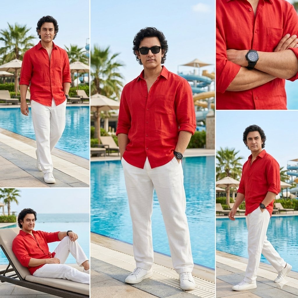 AI Prompt for Luxury Resort Fashion Photography
