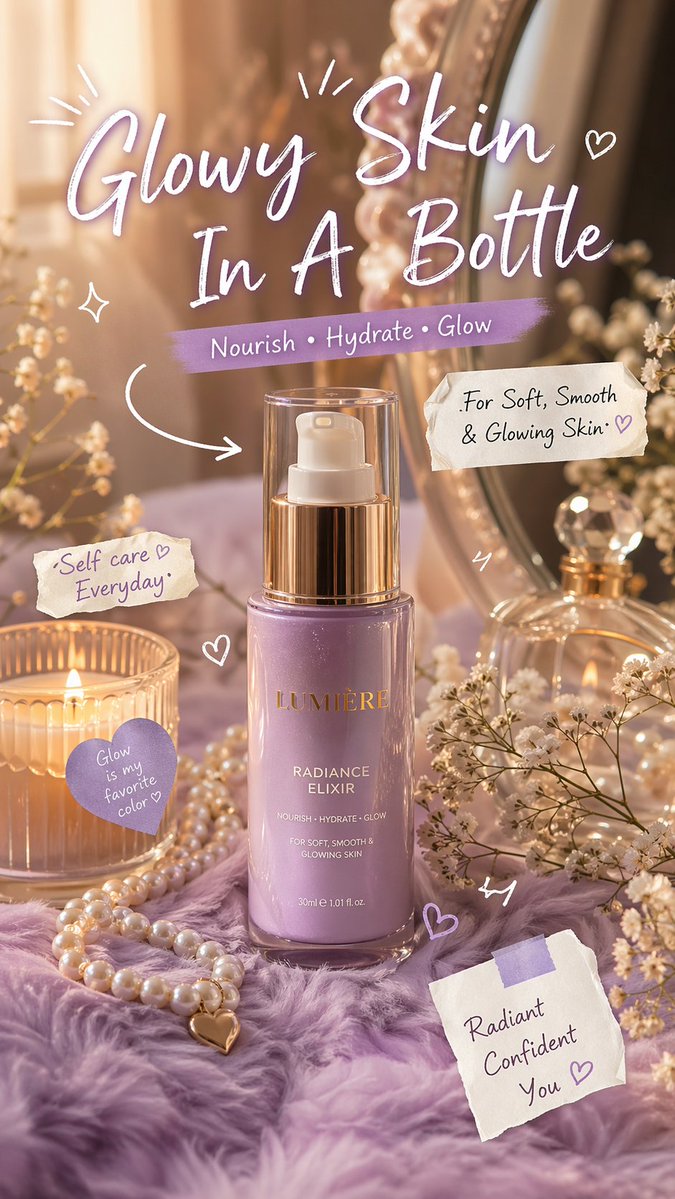 AI Prompt for Luxury Skincare Product Advertise