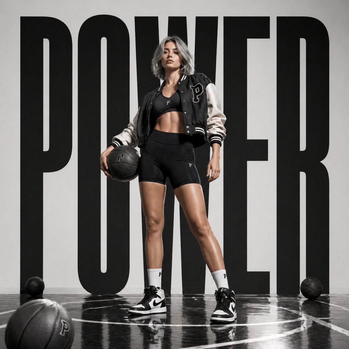 AI Prompt for Luxury Sportswear Campaign Poster