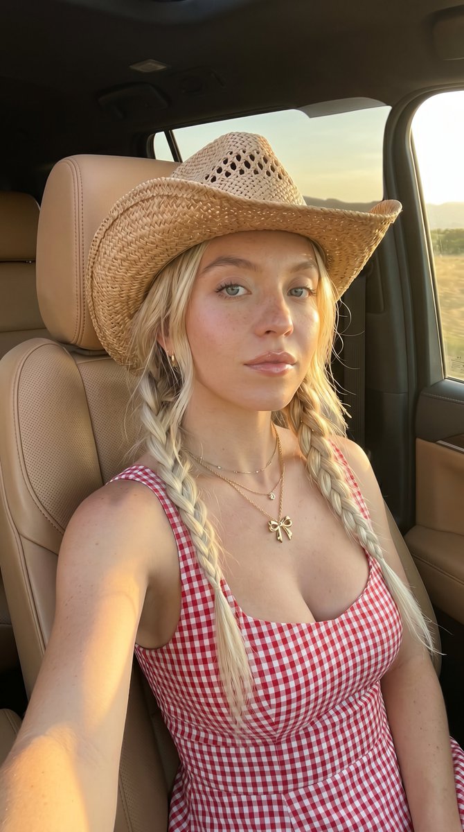 AI Prompt for Luxury SUV Influencer Portrait During Golden Hour