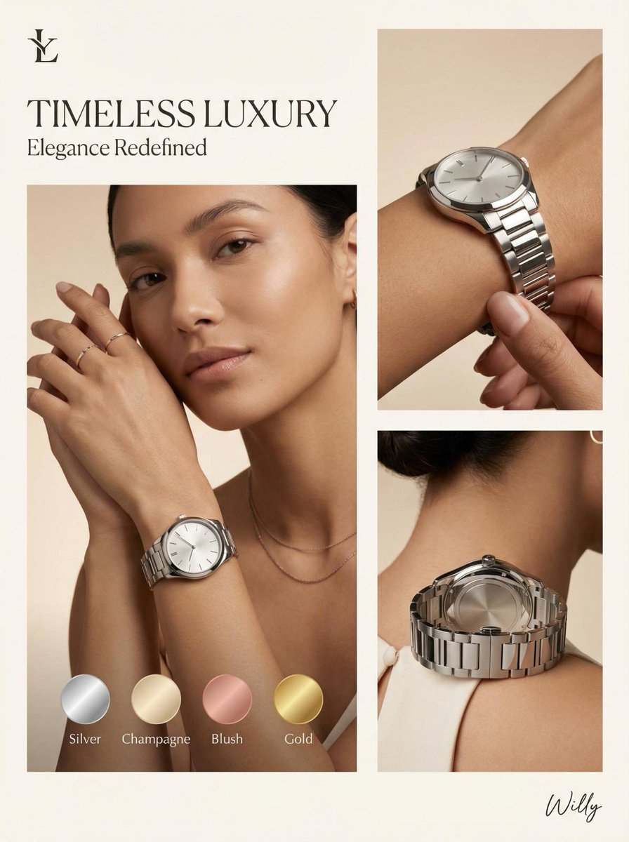 AI Prompt for Luxury Watch E-commerce Image