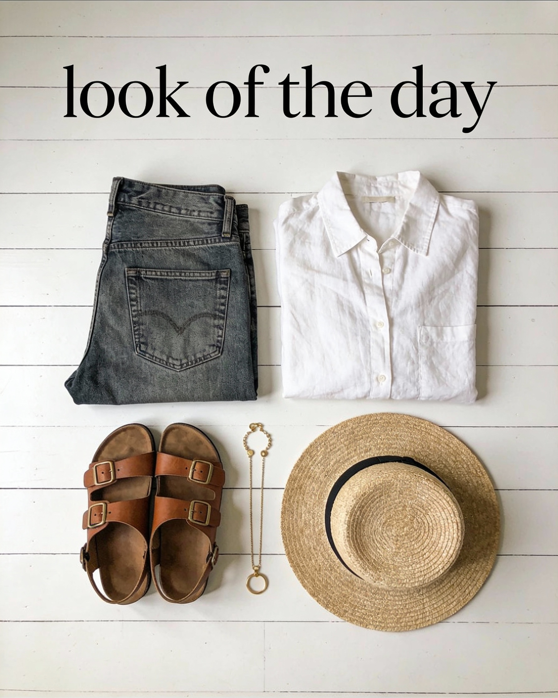 AI Prompt for Minimalist Fashion Flat-Lay: Curated Outfit Photography