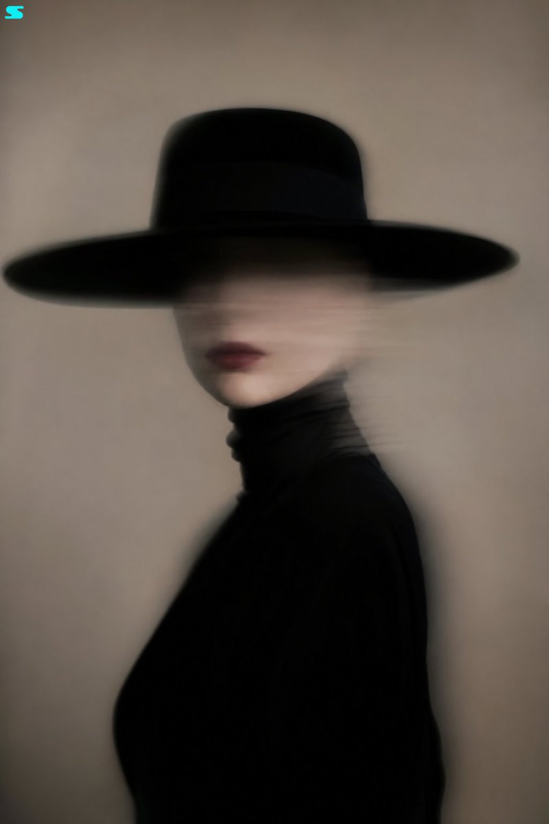 AI Prompt for Minimalist Fashion Portrait with Haunting Atmosphere