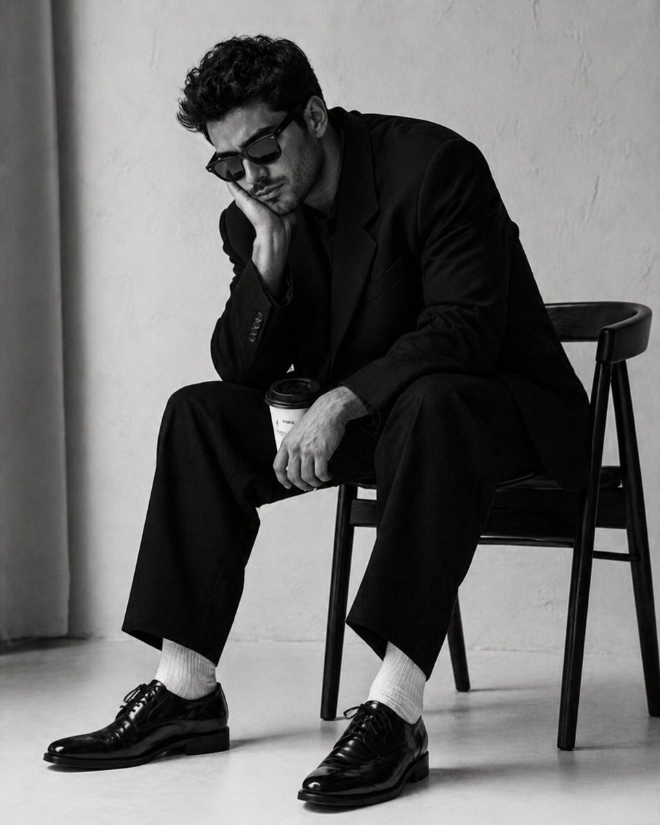 AI Prompt for Minimalist Fashion Portraits in Monochrome
