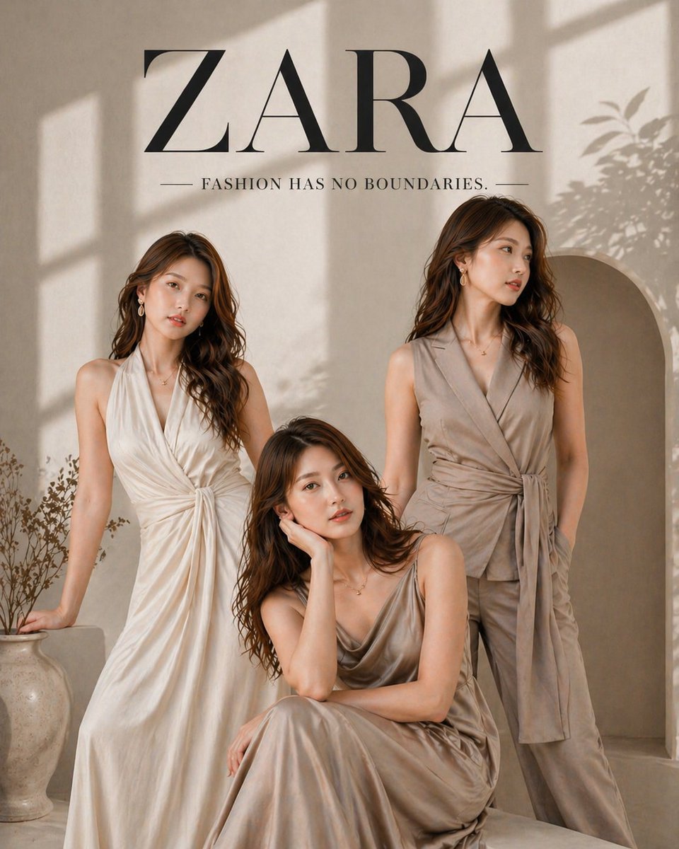 AI Prompt for Minimalist Luxury Fashion Editorials in ZARA Style