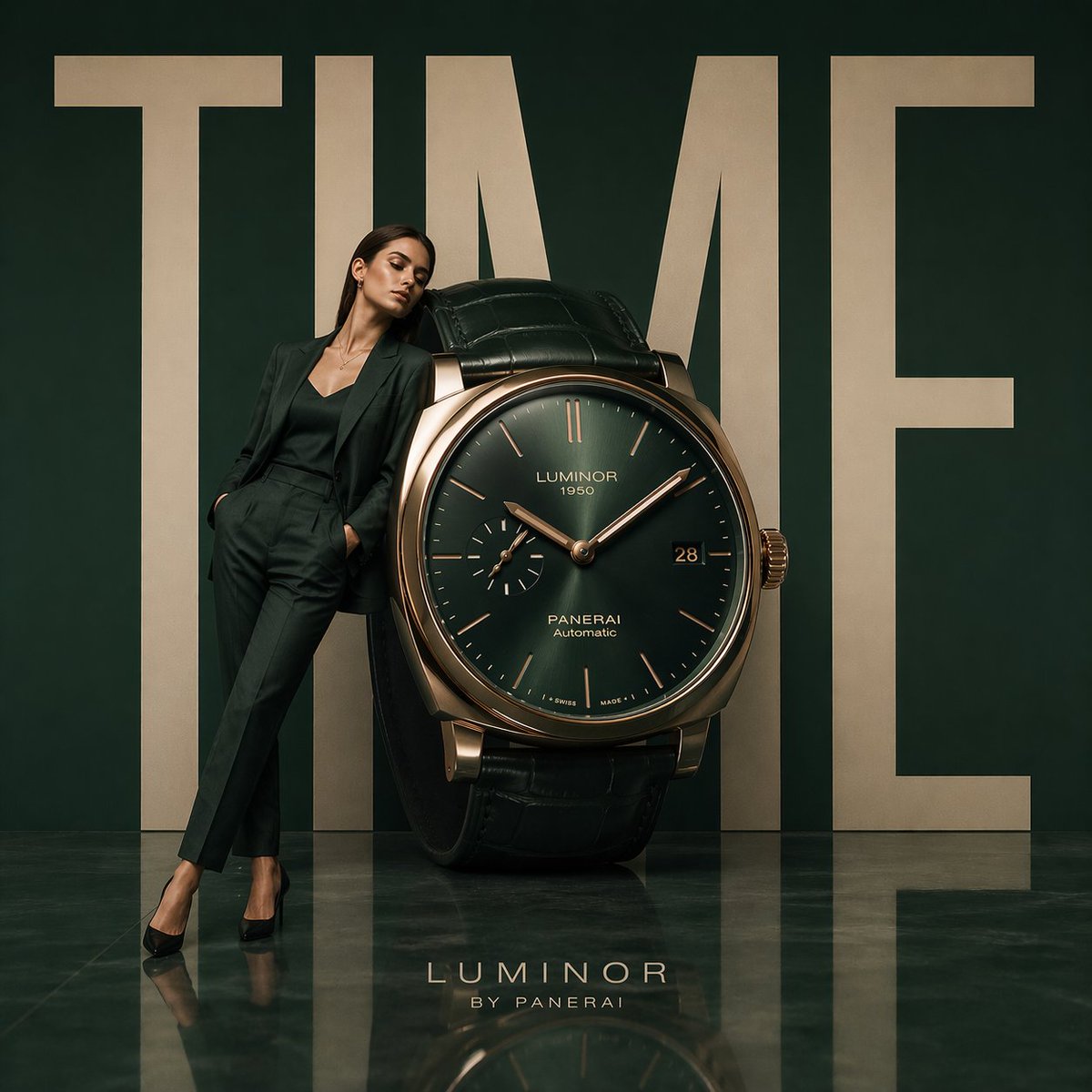 AI Prompt for Minimalist Luxury Watch Advertising